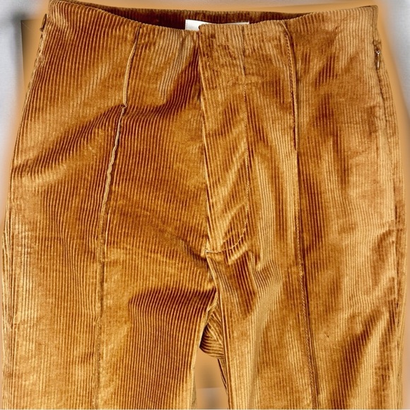 NWT Frame Denim ‘Pintuck Corduroy Trousers’ in “Camel” Size 0 - Picture 4 of 16